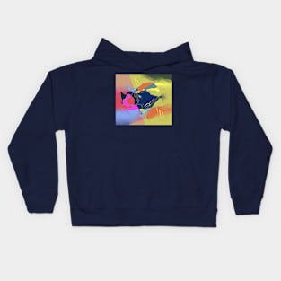 Colourful  abstract Kids Hoodie